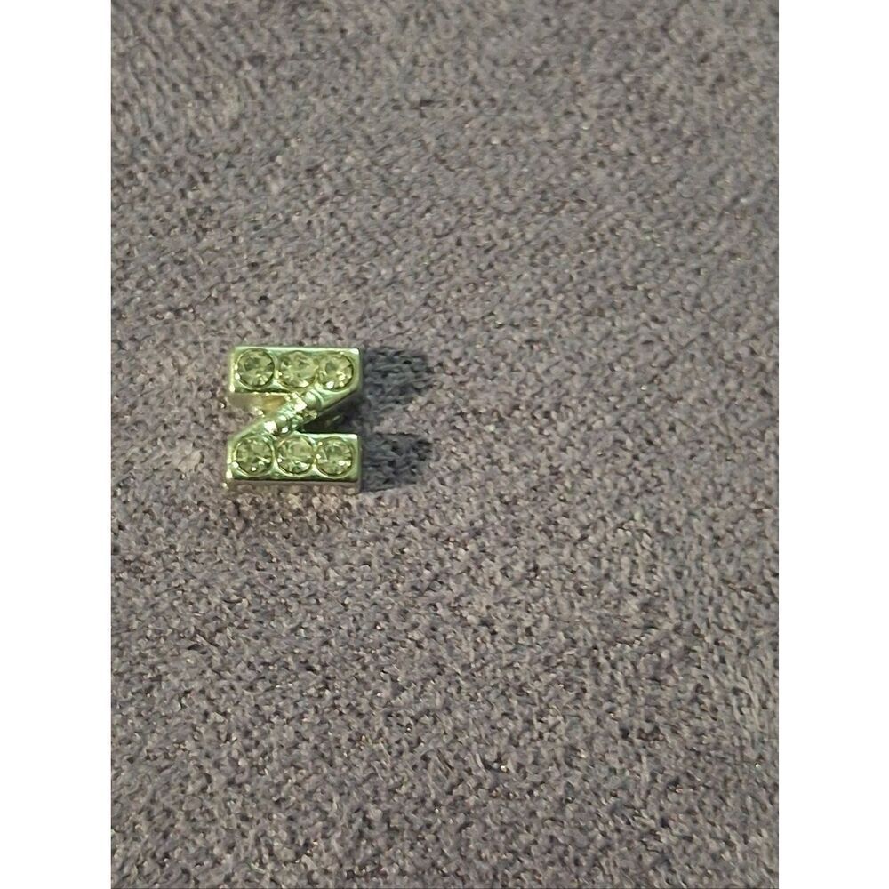 Letter 'Z' Charm Rhinestones For Floating Lockets